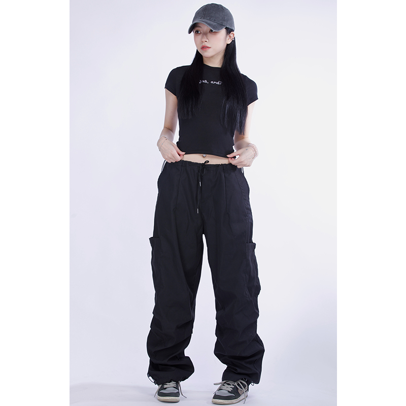 Women's Solid Color Short Sleeve Crop T-Shirt - 2025 Summer Casual Style, European and American Fashion Women's Solid Color Short Sleeve Crop T-Shirt - 2025 Summer Casual Style, European and American Fashion