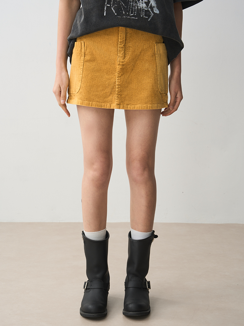 Women's Summer Corduroy A-Line Skirt - Slim Fit Workwear, Versatile Half Skirt for Lengthening Legs, Casual Chic Style Women's Summer Corduroy A-Line Skirt - Slim Fit Workwear, Versatile Half Skirt for Lengthening Legs, Casual Chic Style