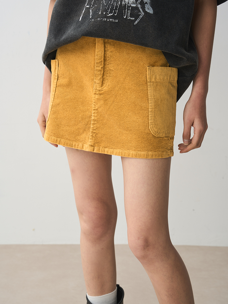 Women's Summer Corduroy A-Line Skirt - Slim Fit Workwear, Versatile Half Skirt for Lengthening Legs, Casual Chic Style Women's Summer Corduroy A-Line Skirt - Slim Fit Workwear, Versatile Half Skirt for Lengthening Legs, Casual Chic Style