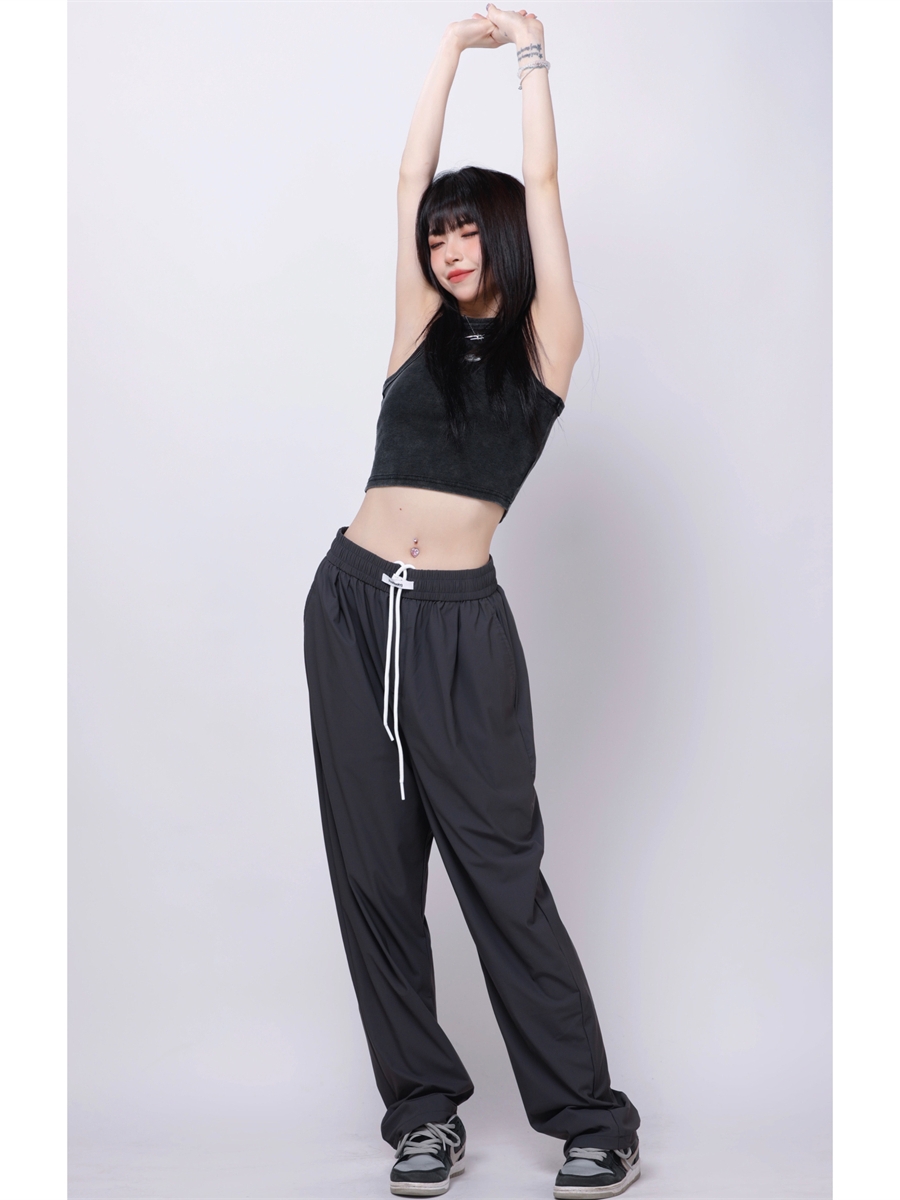 Women's Summer Dance Long Pants - Ultra-Thin Quick-Dry High-Waisted Straight-Leg Jazz Pants for Activewear Women's Summer Dance Long Pants - Ultra-Thin Quick-Dry High-Waisted Straight-Leg Jazz Pants for Activewear