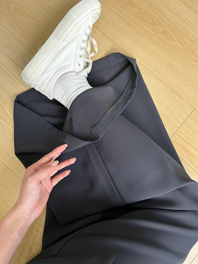 Women's Summer High-Waisted Wide-Leg Pants - Casual Loose Fit, Thin Draped Design for Effortless Style Women's Summer High-Waisted Wide-Leg Pants - Casual Loose Fit, Thin Draped Design for Effortless Style