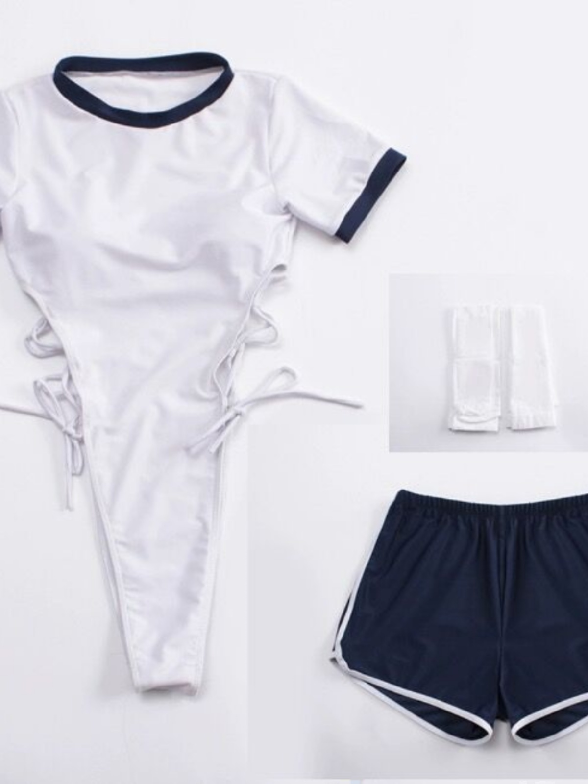 Women's Summer Three-Piece Slimming Swimwear Set with Boyshorts, Conservative Design for Hot Springs, Vacation, and Belly Coverage Women's Summer Three-Piece Slimming Swimwear Set with Boyshorts, Conservative Design for Hot Springs, Vacation, and Belly Coverage