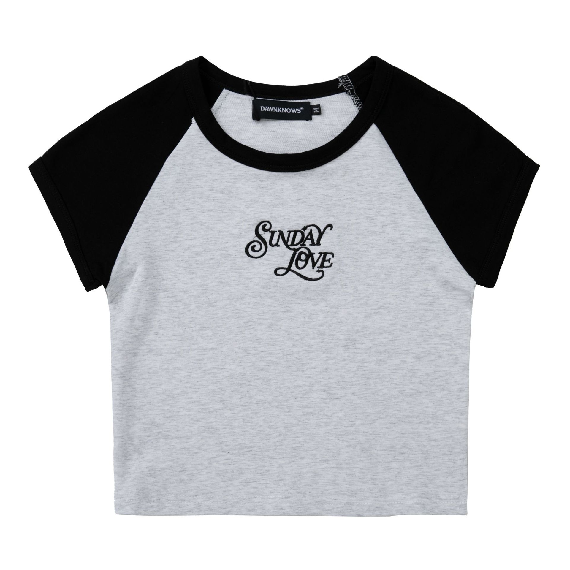 Women's Sweet and Spicy Jazz Top - Unique Fit Slim Flattering Raglan Short Sleeve T-shirt for Trendy Y2K Style