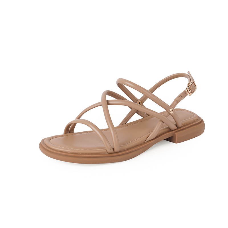 Women's Vintage Flat Sandals, Open-Toe Thin Strap Roman Shoes, Casual One-Buckle Low-Heel Summer Style 2025 Women's Vintage Flat Sandals, Open-Toe Thin Strap Roman Shoes, Casual One-Buckle Low-Heel Summer Style 2025