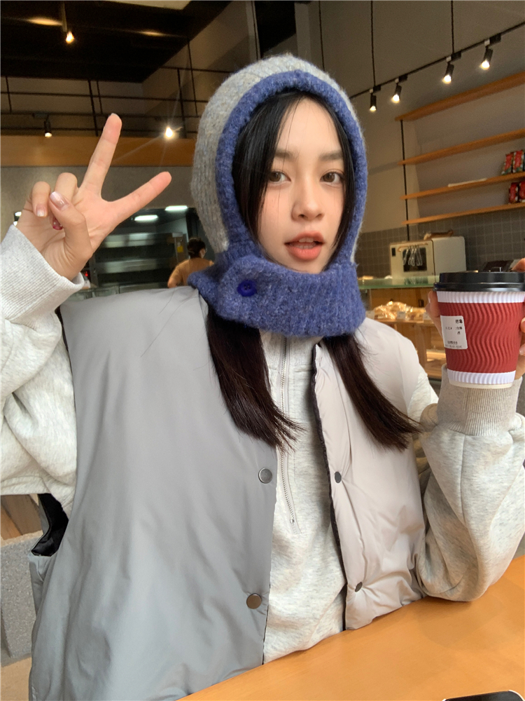 Women's Winter Knitted Wool Beanie with Neck Gaiter and Ear Protection - Stylish Warm Accessory for Cold Weather Fashion Women's Winter Knitted Wool Beanie with Neck Gaiter and Ear Protection - Stylish Warm Accessory for Cold Weather Fashion