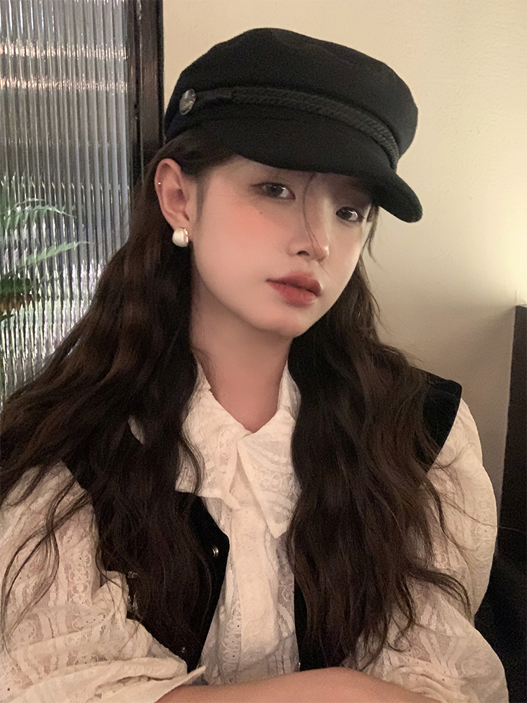 Women's Woolen Duckbill Cap - 'My Head Is Not Round' Knight Hat, Autumn Winter Fashion, British Versatile Beret Women's Woolen Duckbill Cap - 'My Head Is Not Round' Knight Hat, Autumn Winter Fashion, British Versatile Beret