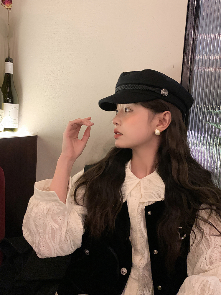 Women's Woolen Duckbill Cap - 'My Head Is Not Round' Knight Hat, Autumn Winter Fashion, British Versatile Beret Women's Woolen Duckbill Cap - 'My Head Is Not Round' Knight Hat, Autumn Winter Fashion, British Versatile Beret