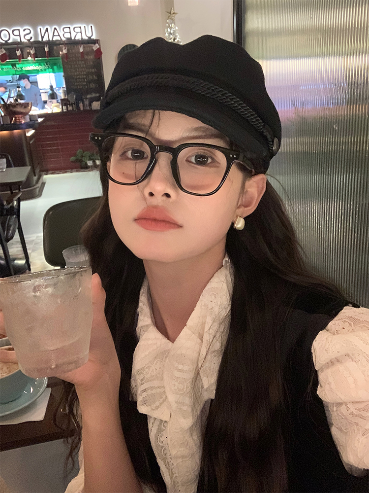 Women's Woolen Duckbill Cap - 'My Head Is Not Round' Knight Hat, Autumn Winter Fashion, British Versatile Beret Women's Woolen Duckbill Cap - 'My Head Is Not Round' Knight Hat, Autumn Winter Fashion, British Versatile Beret