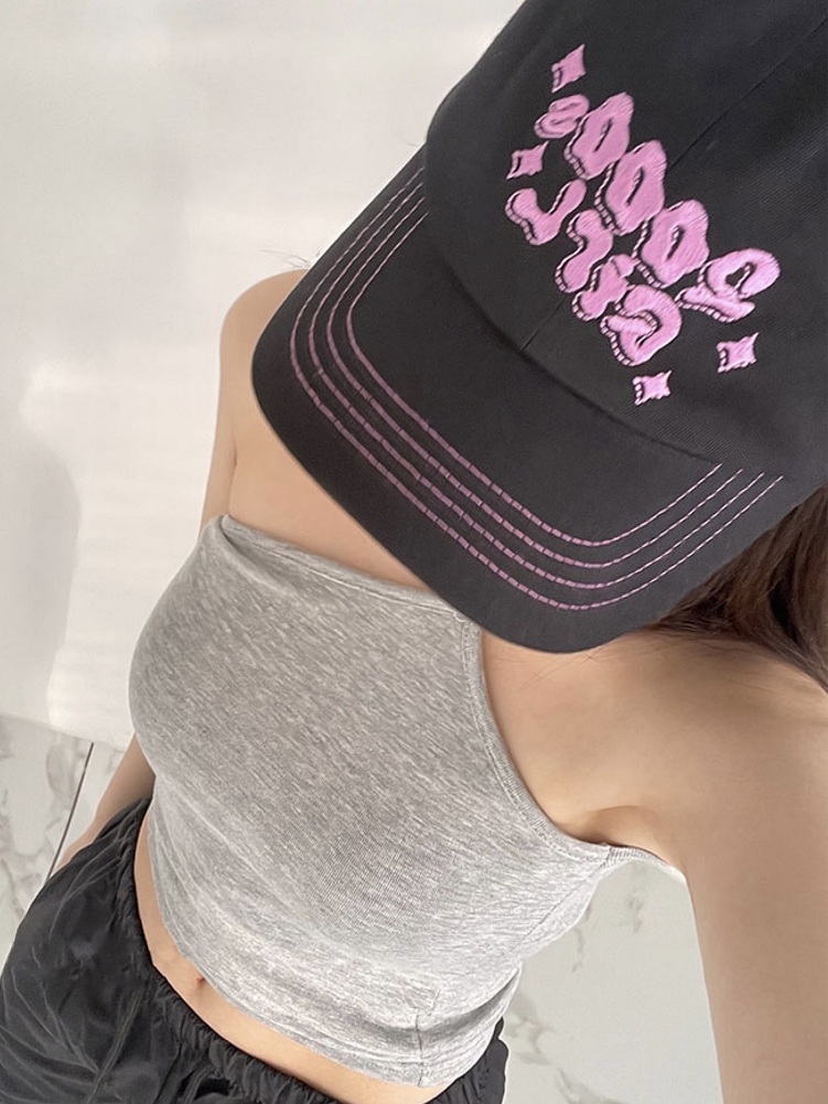 Y2K Embroidered Soft Top Duckbill Baseball Cap for Girls - Cute Korean Style 2000s Fashion Accessory Y2K Embroidered Soft Top Duckbill Baseball Cap for Girls - Cute Korean Style 2000s Fashion Accessory