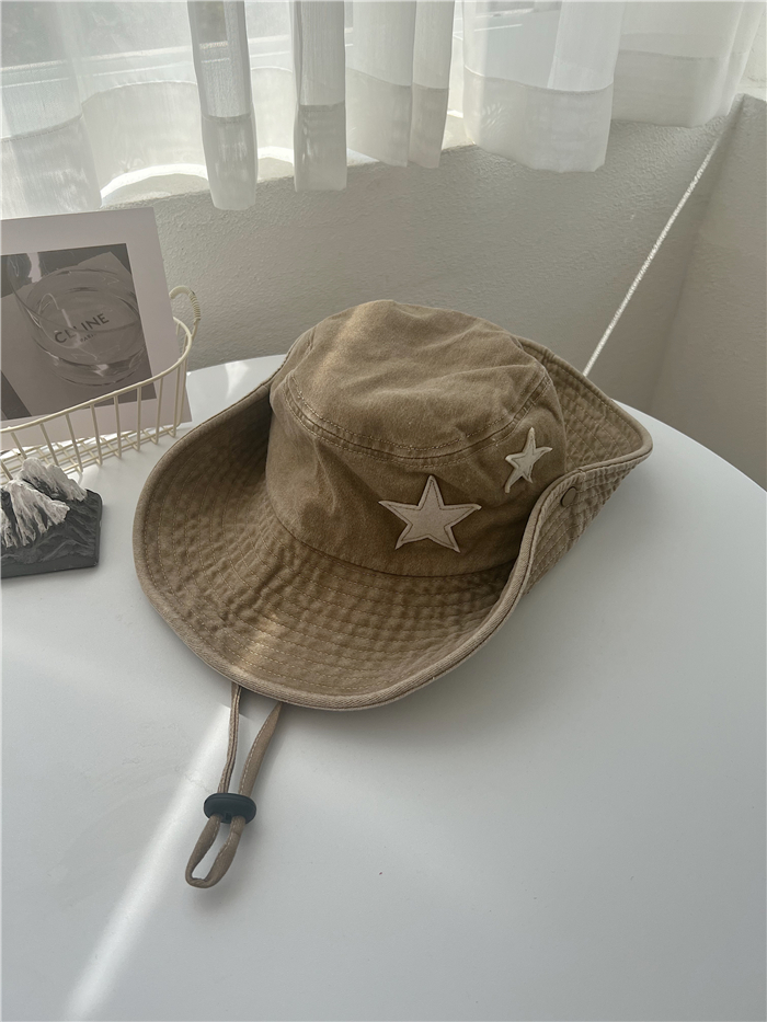 Y2K Pink Star Western Cowboy Hat | Wide Brim Summer Sunshade Fisherman Hat for Outdoor Camping Fashion Y2K Pink Star Western Cowboy Hat | Wide Brim Summer Sunshade Fisherman Hat for Outdoor Camping Fashion