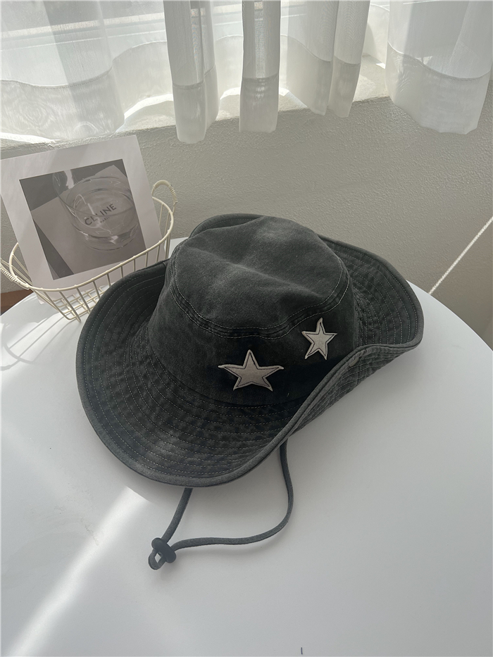 Y2K Pink Star Western Cowboy Hat | Wide Brim Summer Sunshade Fisherman Hat for Outdoor Camping Fashion Y2K Pink Star Western Cowboy Hat | Wide Brim Summer Sunshade Fisherman Hat for Outdoor Camping Fashion