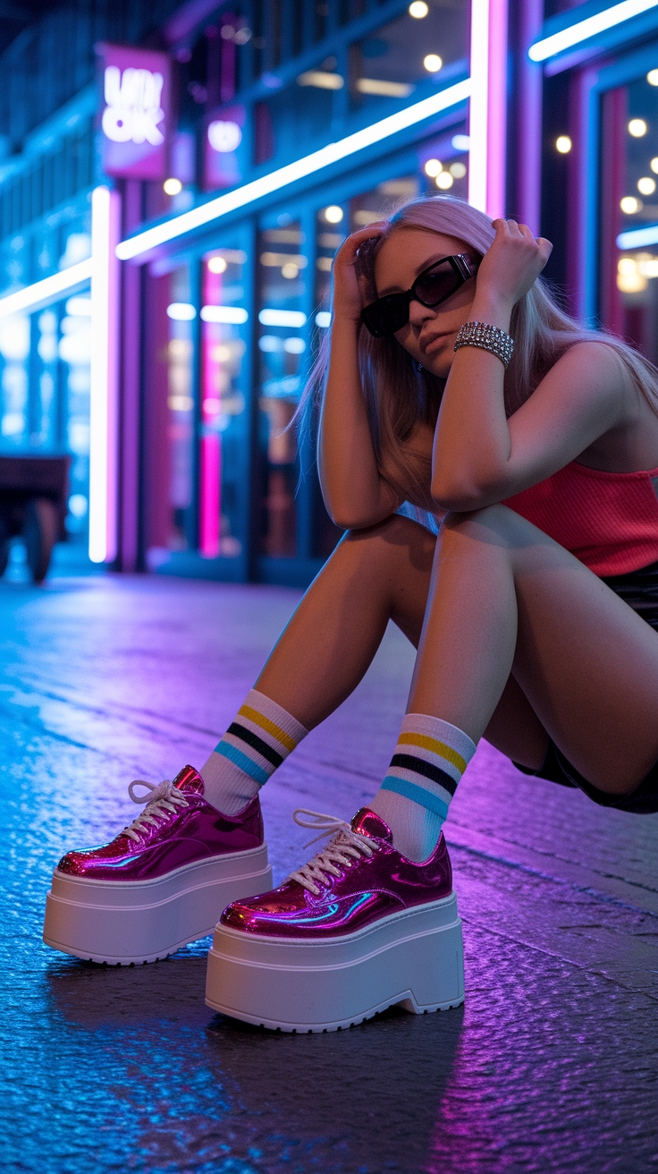 The Rise of Y2K Platform Shoes in Modern Fashion outfit idea